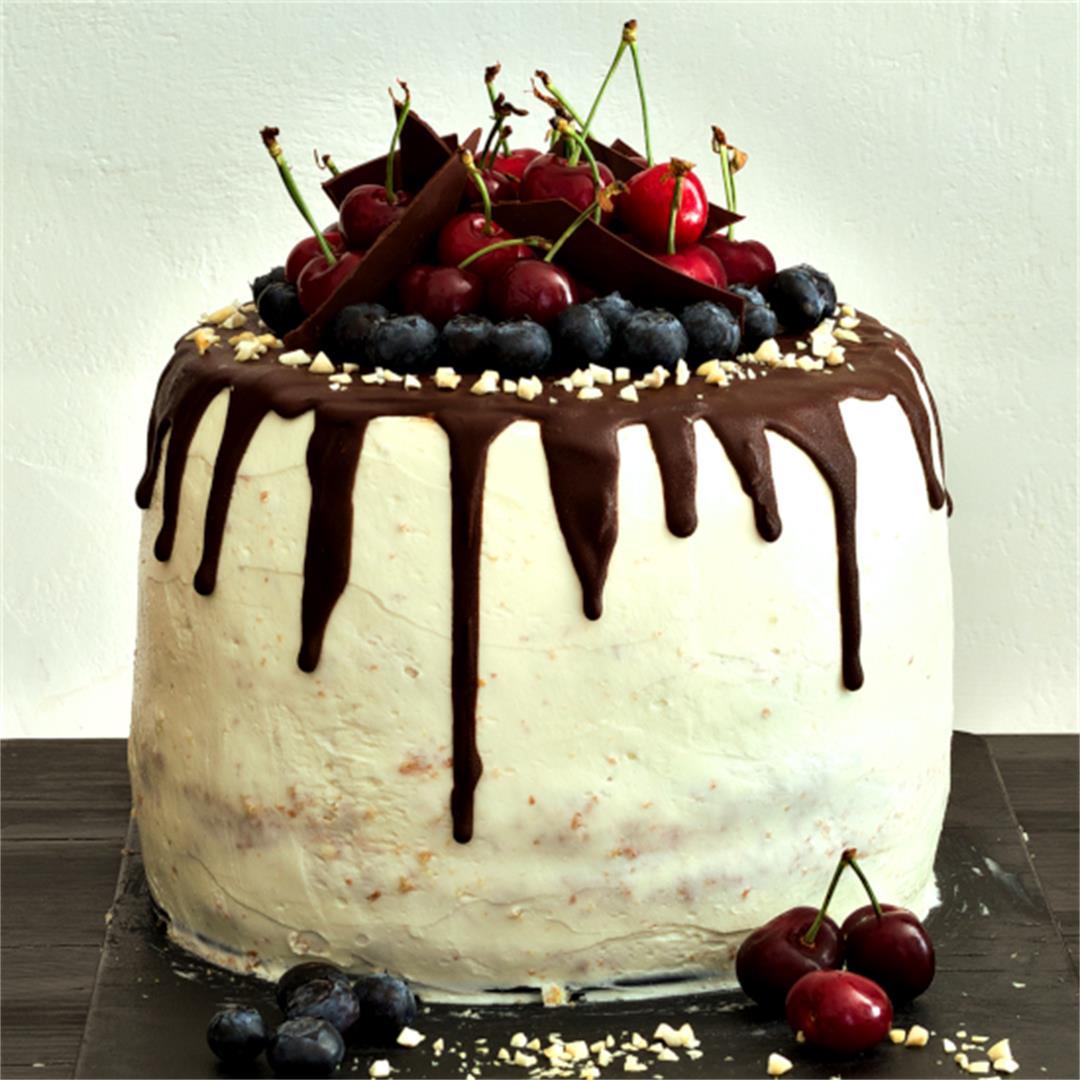 Chocolate Cherry Layer Cake Recipe (Birthday Cake Design Ideas)