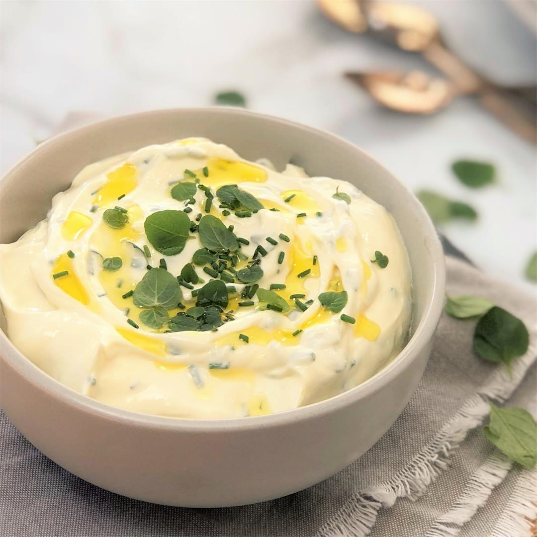 Whipped Feta Cheese with Herbs