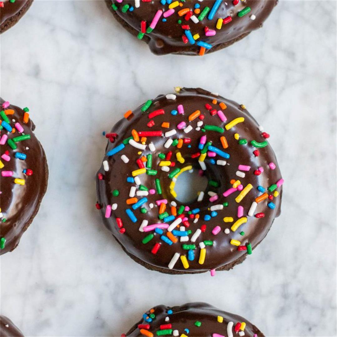 Gluten-Free Vegan Chocolate Cake Donuts