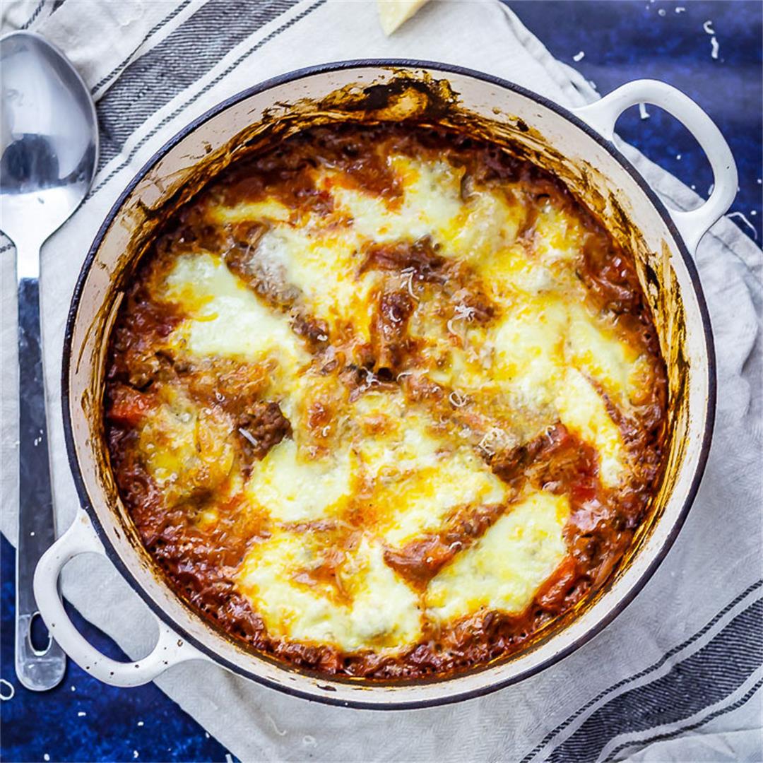 One Pot Lasagne for Busy Weeknights