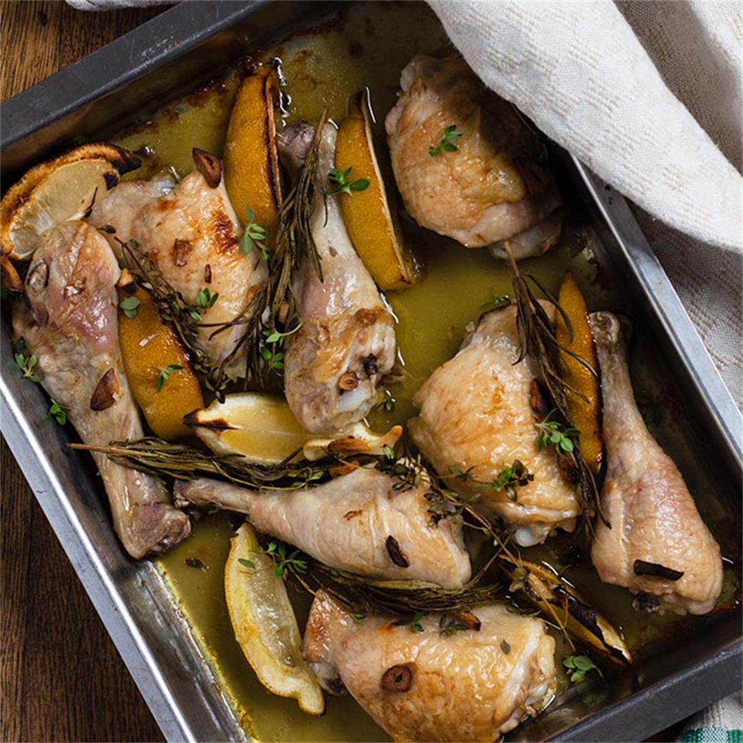 lemon and herb baked chicken