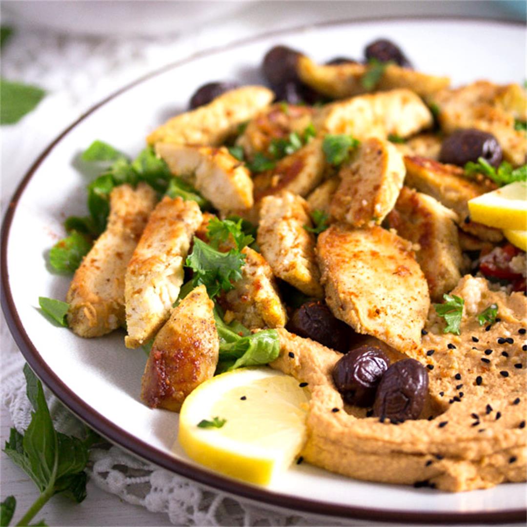 Chicken Shawarma Plate – Middle Eastern Recipe