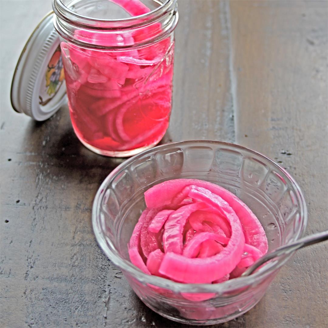 Easy Pickled Red Onion