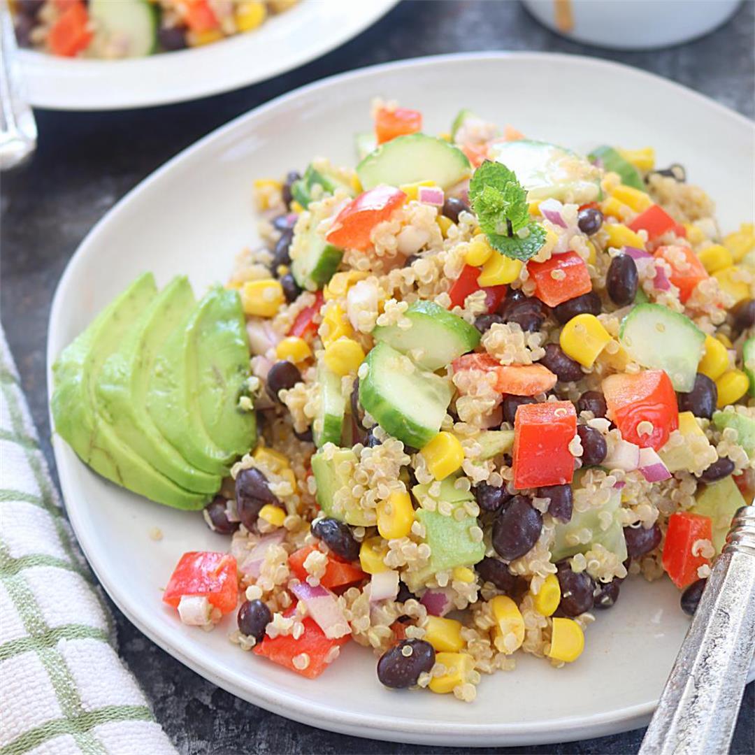 Healthy Quinoa and Bean Salad