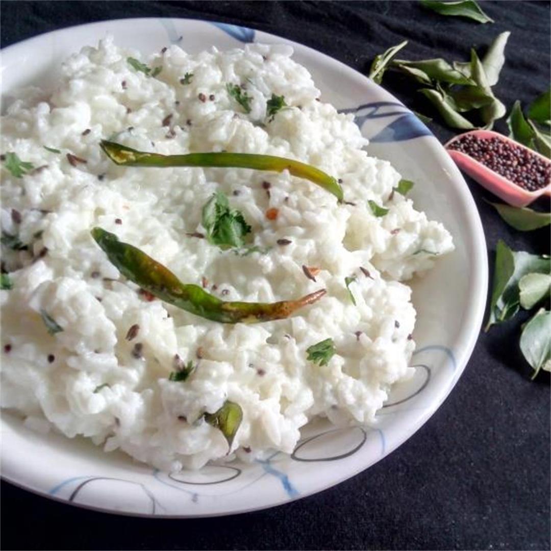 South Indian Simple Curd Rice