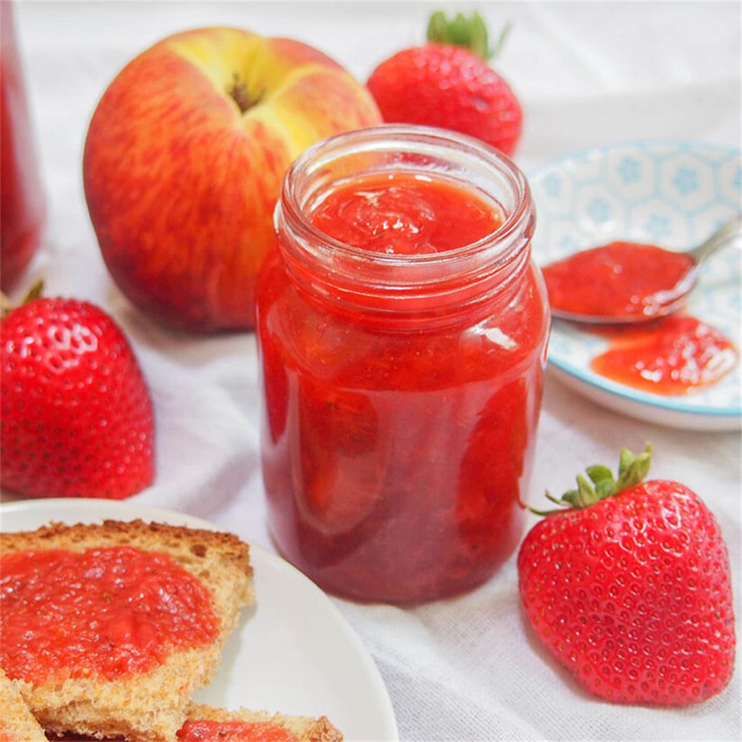 Strawberry peach jam