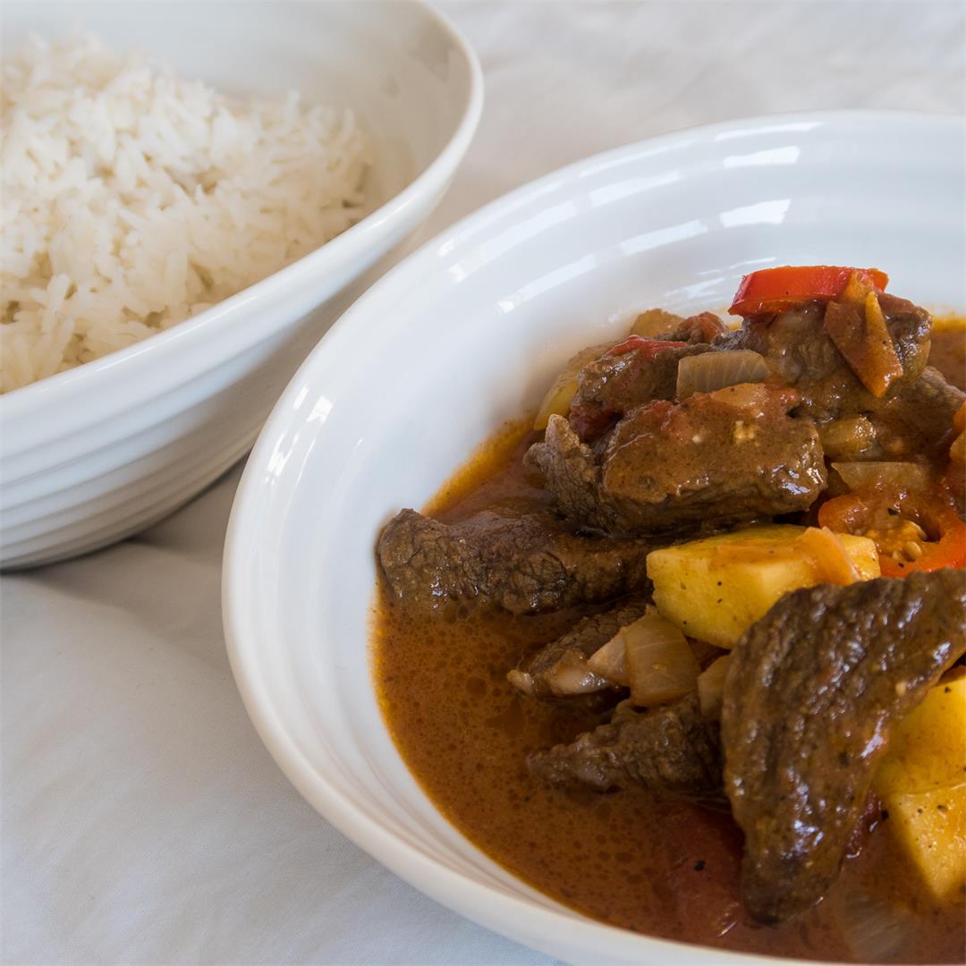Quick Caribbean Beef Curry