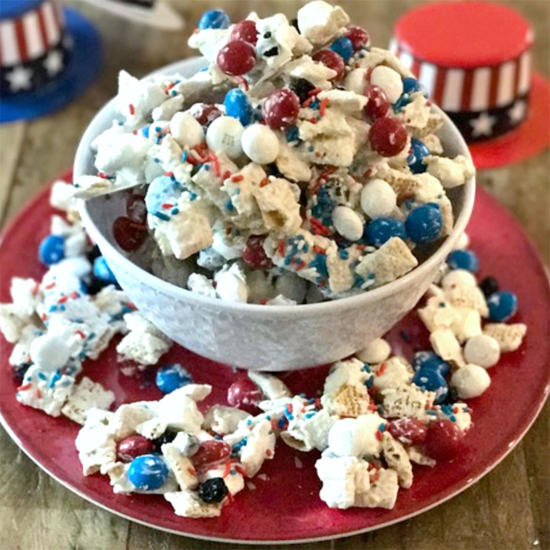 Red White and Blue Patriotic Party Mix