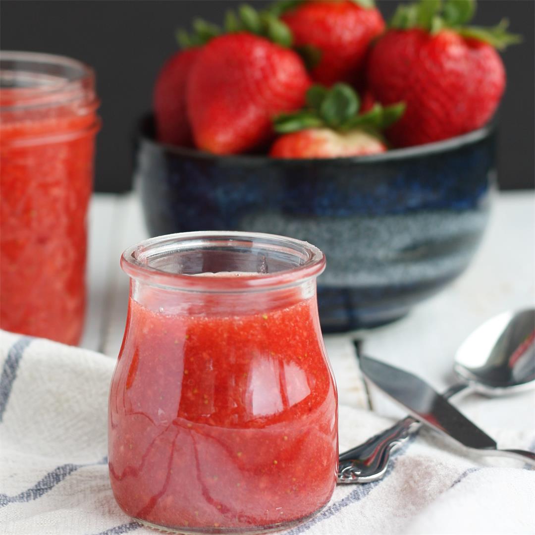 Three-Ingredient Strawberry Freezer Jam