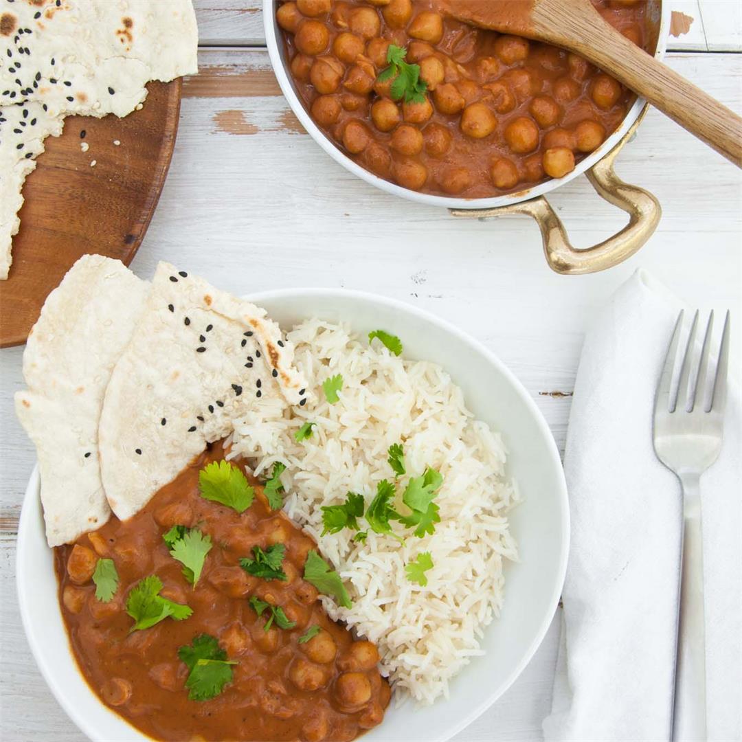 15-Minute Vegan Chickpea Curry