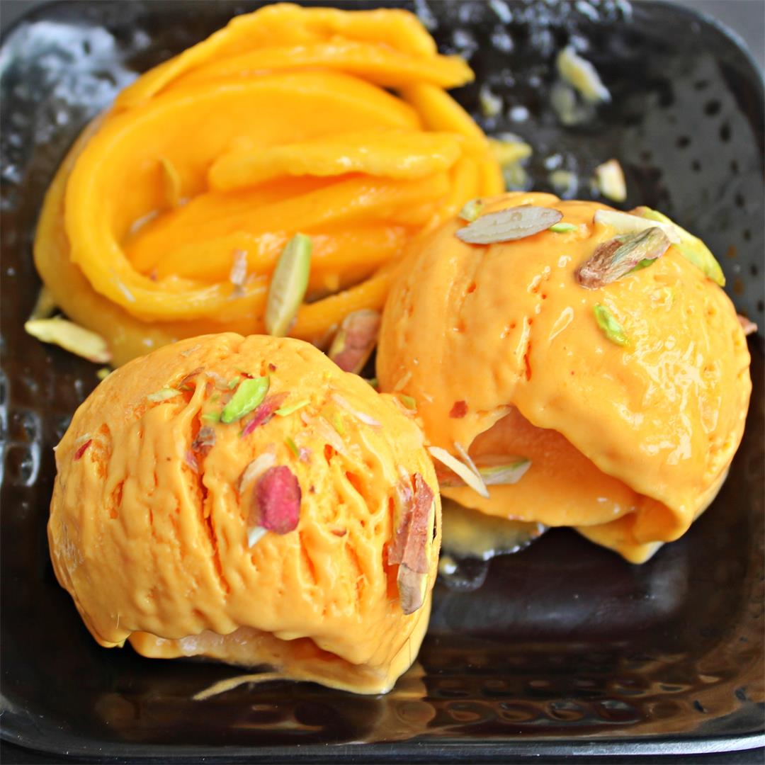 Mango Ice Cream Recipe Using Condensed Milk