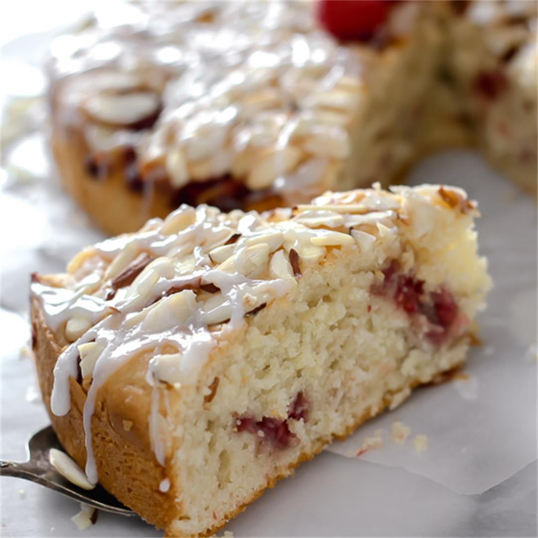 Raspberry Almond Coffeecake- loaded with fresh berries!
