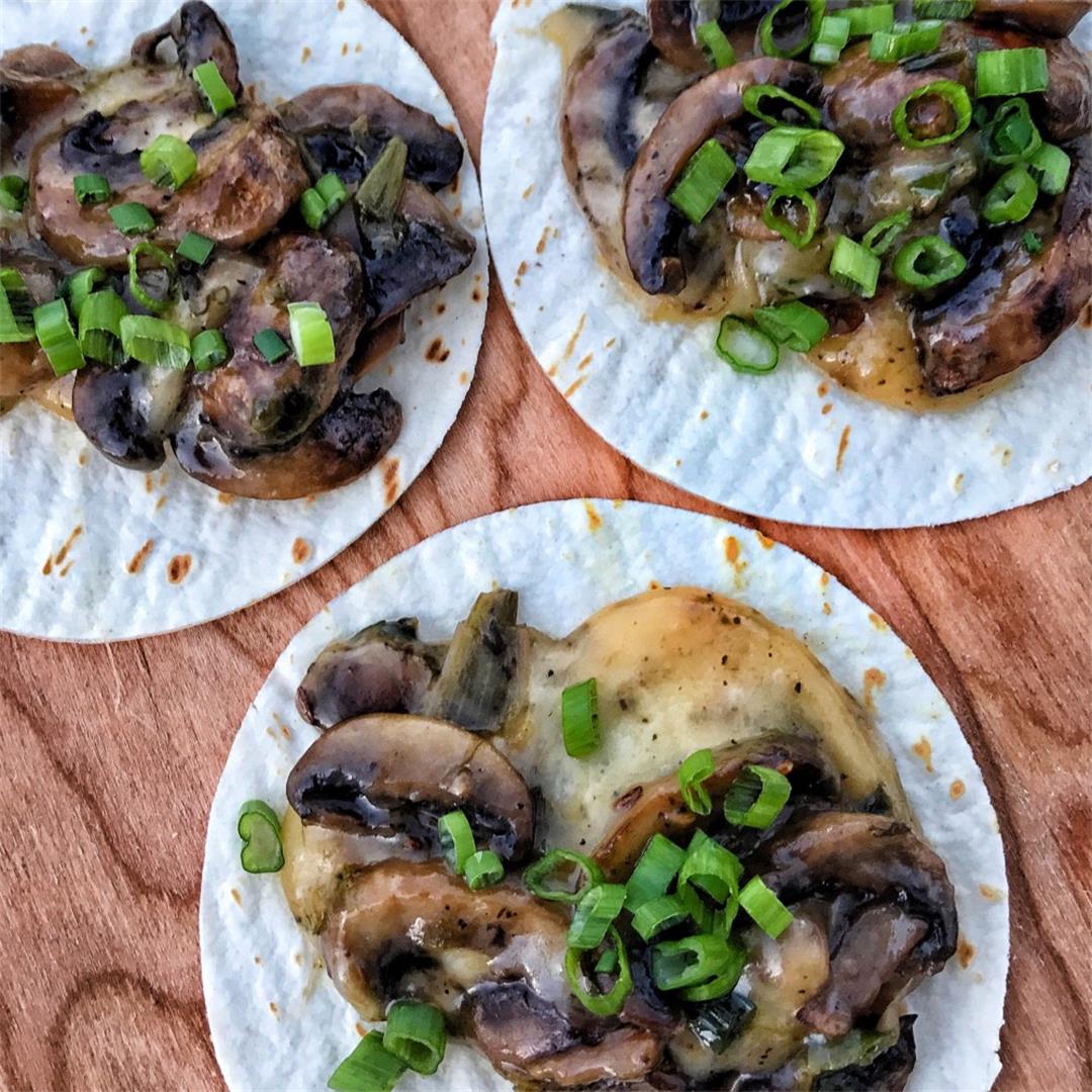 Mushroom and Havarti Quesadillas