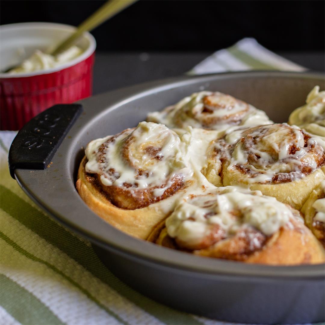 Cinnamon Rolls with Cream Cheese Frosting