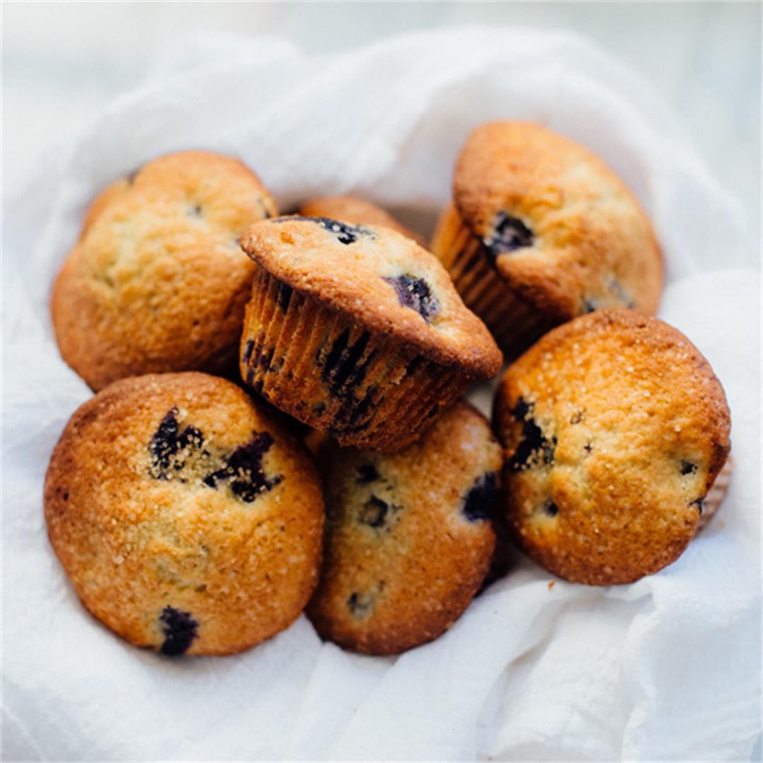 Lemony Blueberry Muffins