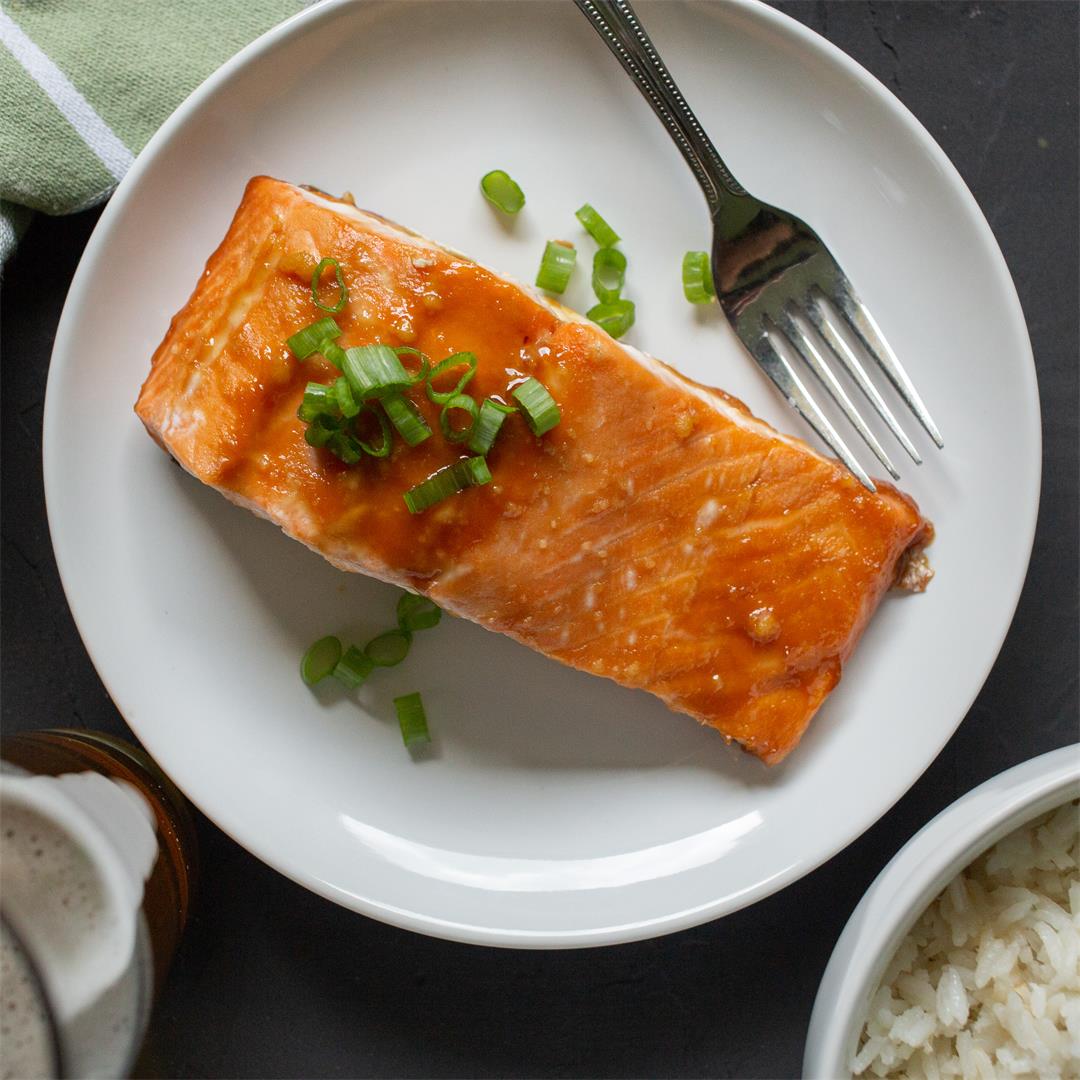 Miso Salmon with Coconut Rice
