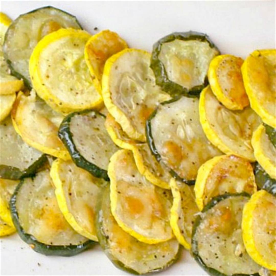 Oven Roasted Squash and Zucchini