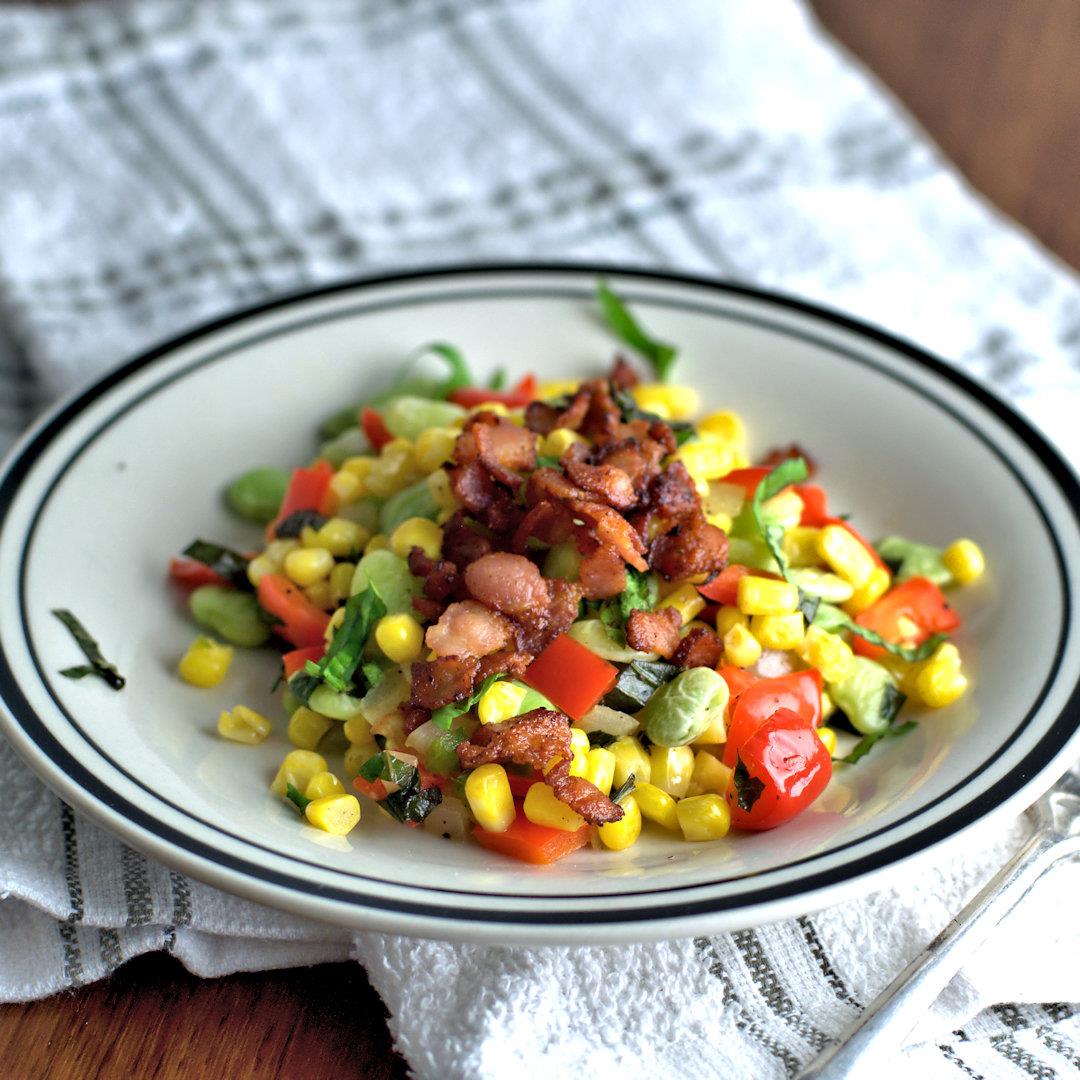 Simple Succotash for Two