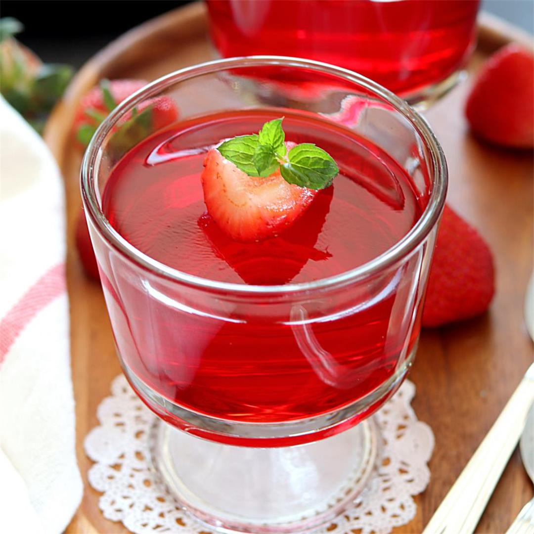 Homemade Vegan Strawberry Jelly