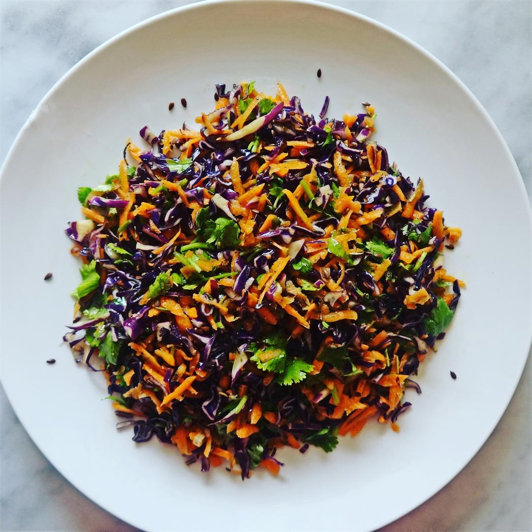 Red Cabbage and Carrot Salad Recipe