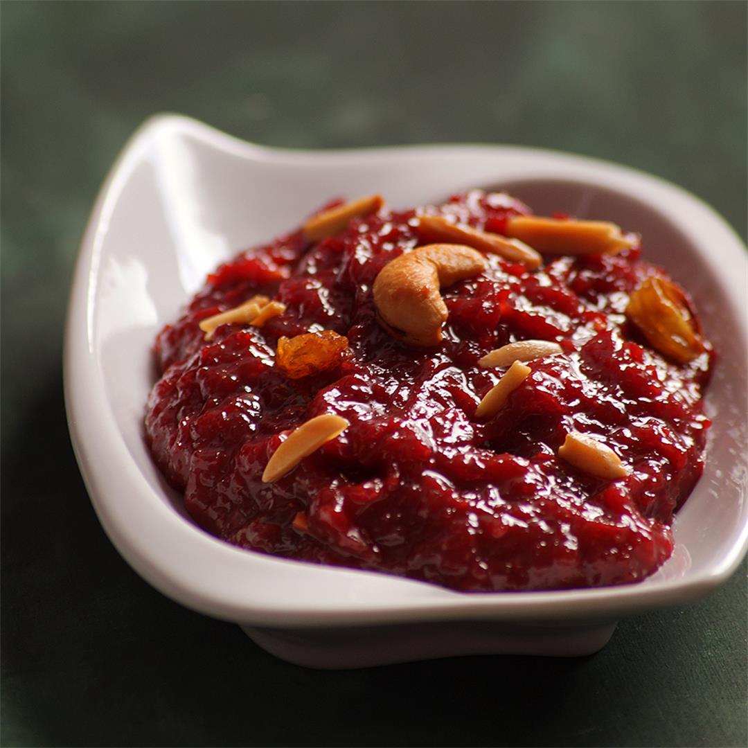 Beetroot Halwa - An Indian dessert recipe with photos & video.