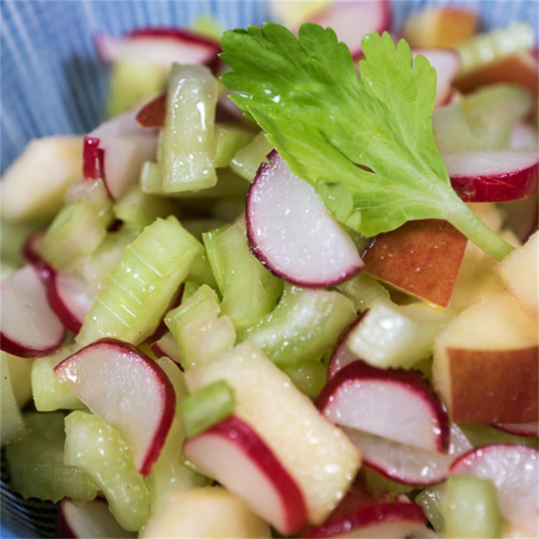 Crisp and Refreshing Apple Radish Celery Salad