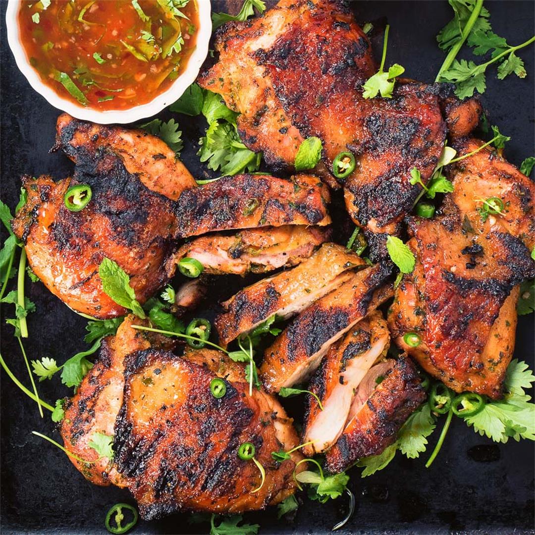 Thai Grilled Chicken with Sweet Chili Sauce