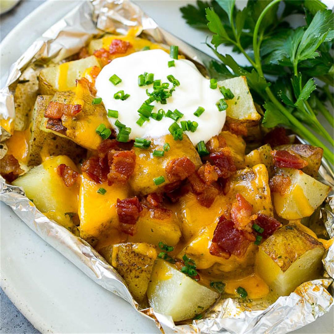 Grilled Potatoes in Foil