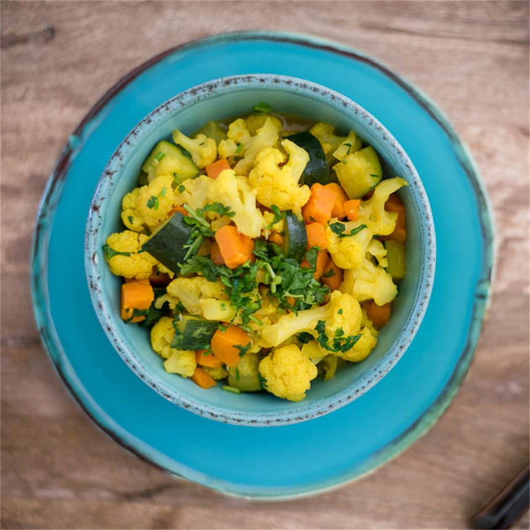 Colorful Vegetable Curry Recipe [Paleo, AIP, Vegan]