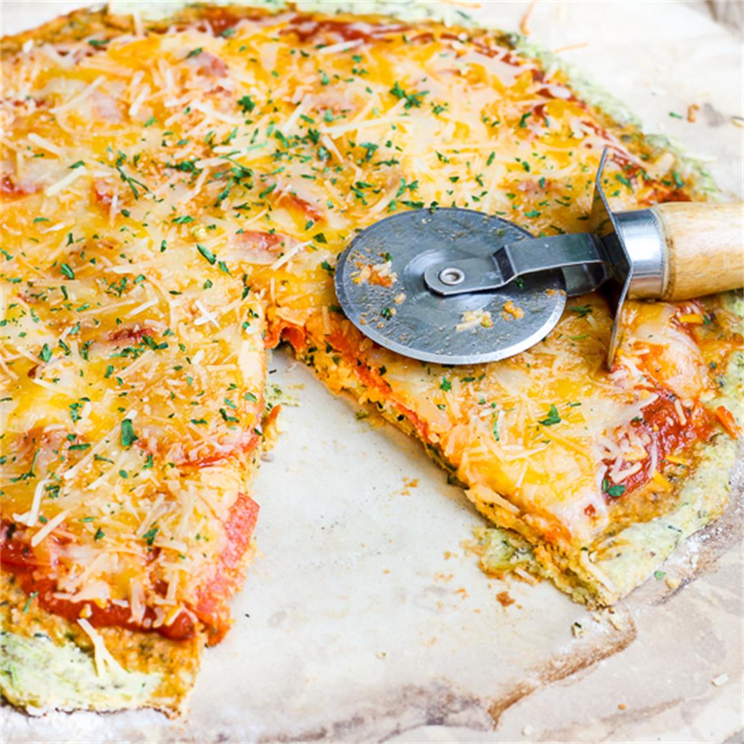 Zucchini Crust Pepperoni Pizza