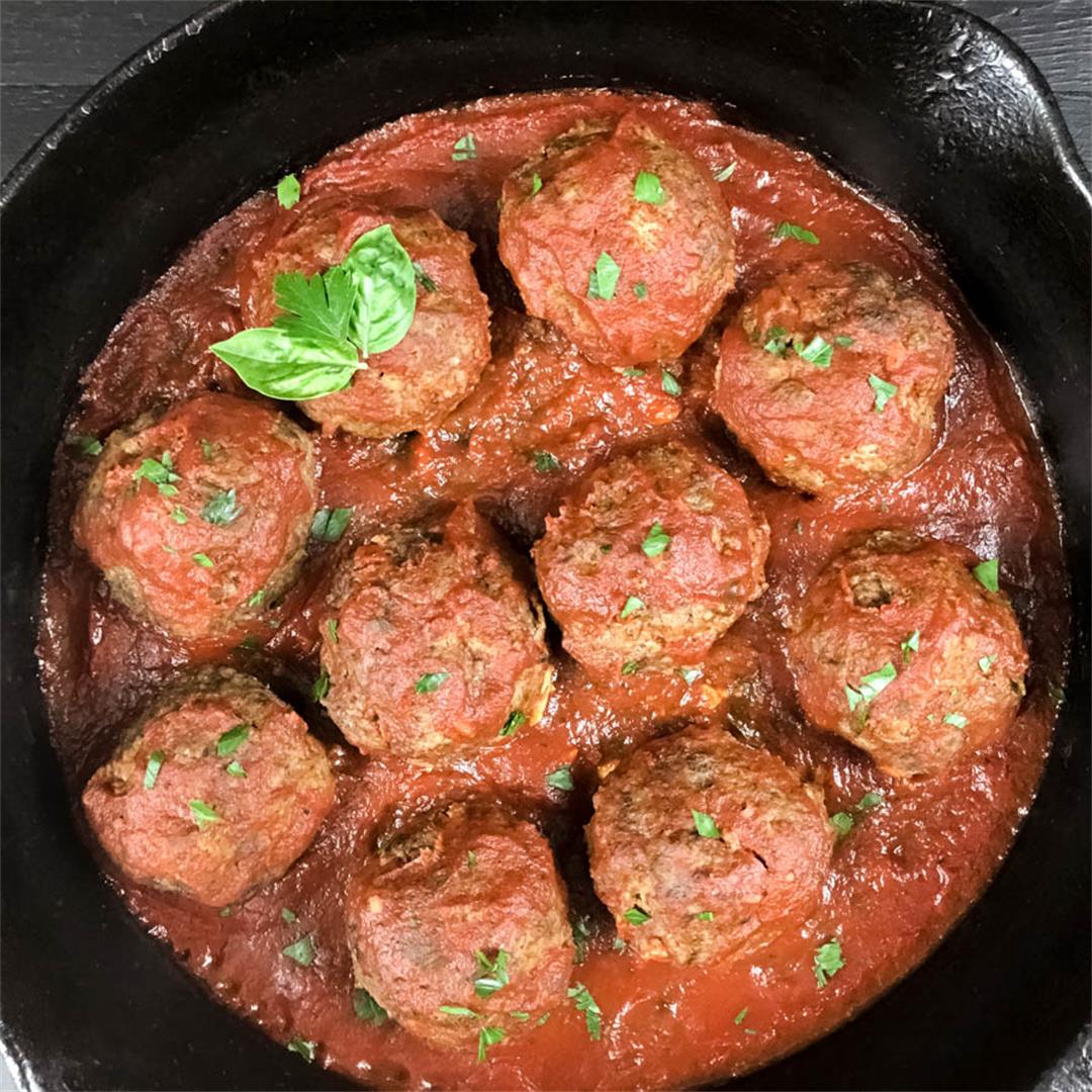Paleo Creole Meatballs in Tomato Sauce