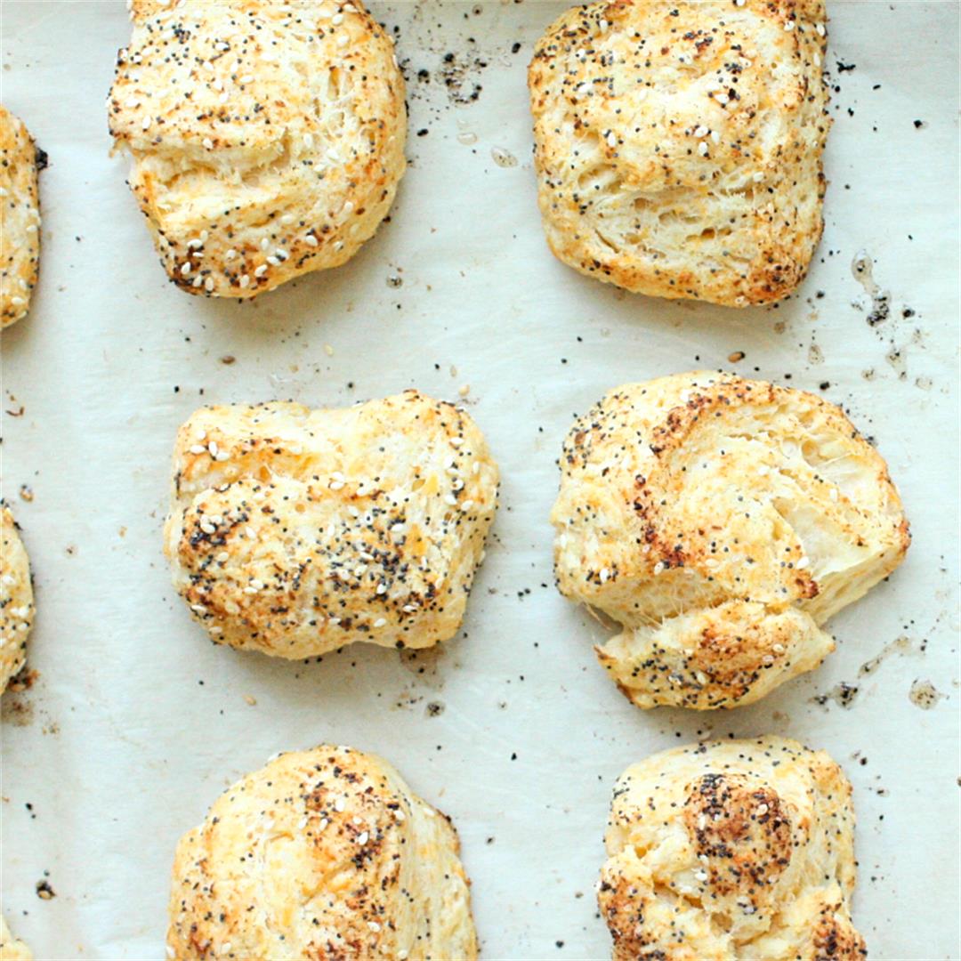 Buttery All Dressed Cheddar Biscuits