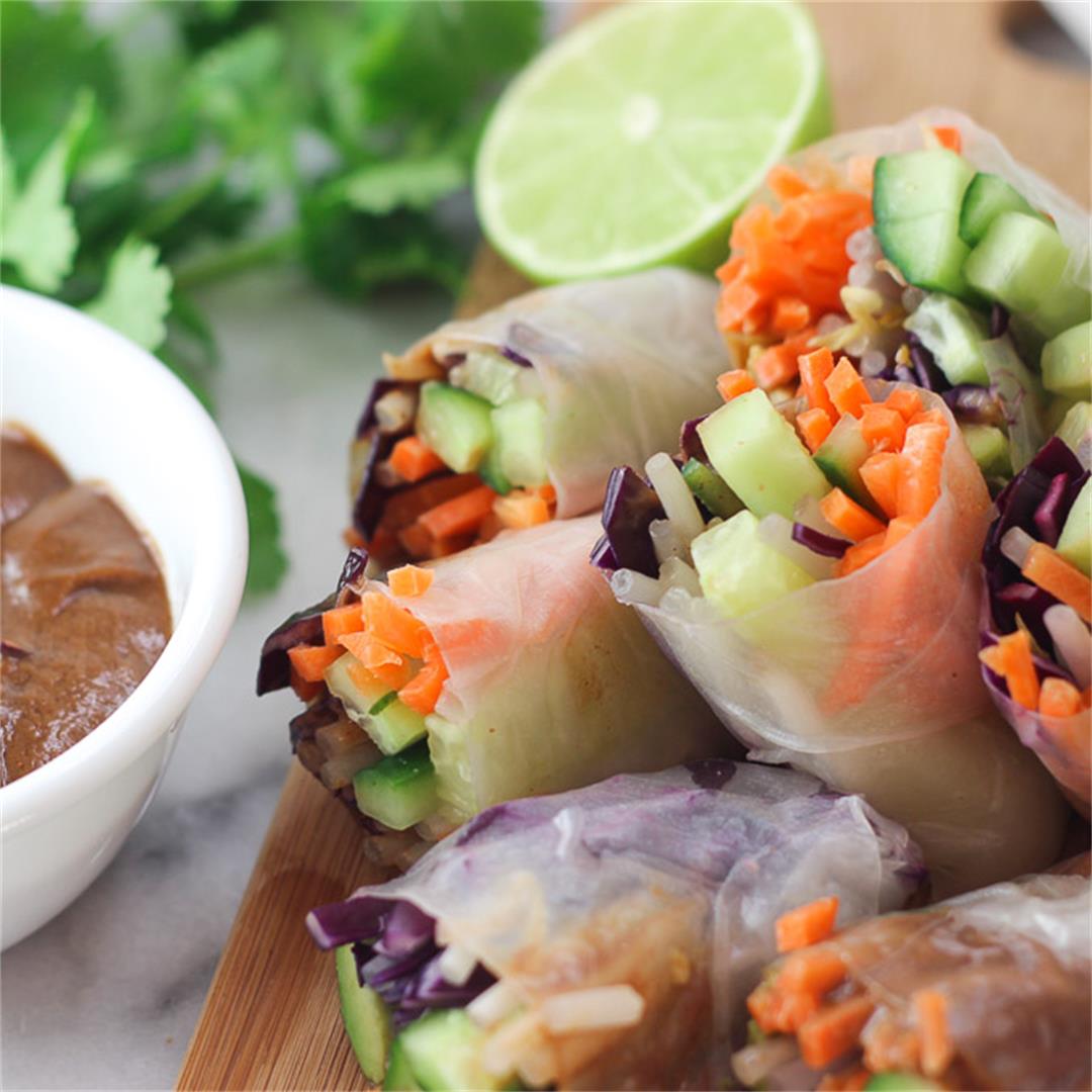 How To Make Cucumber Spring Rolls