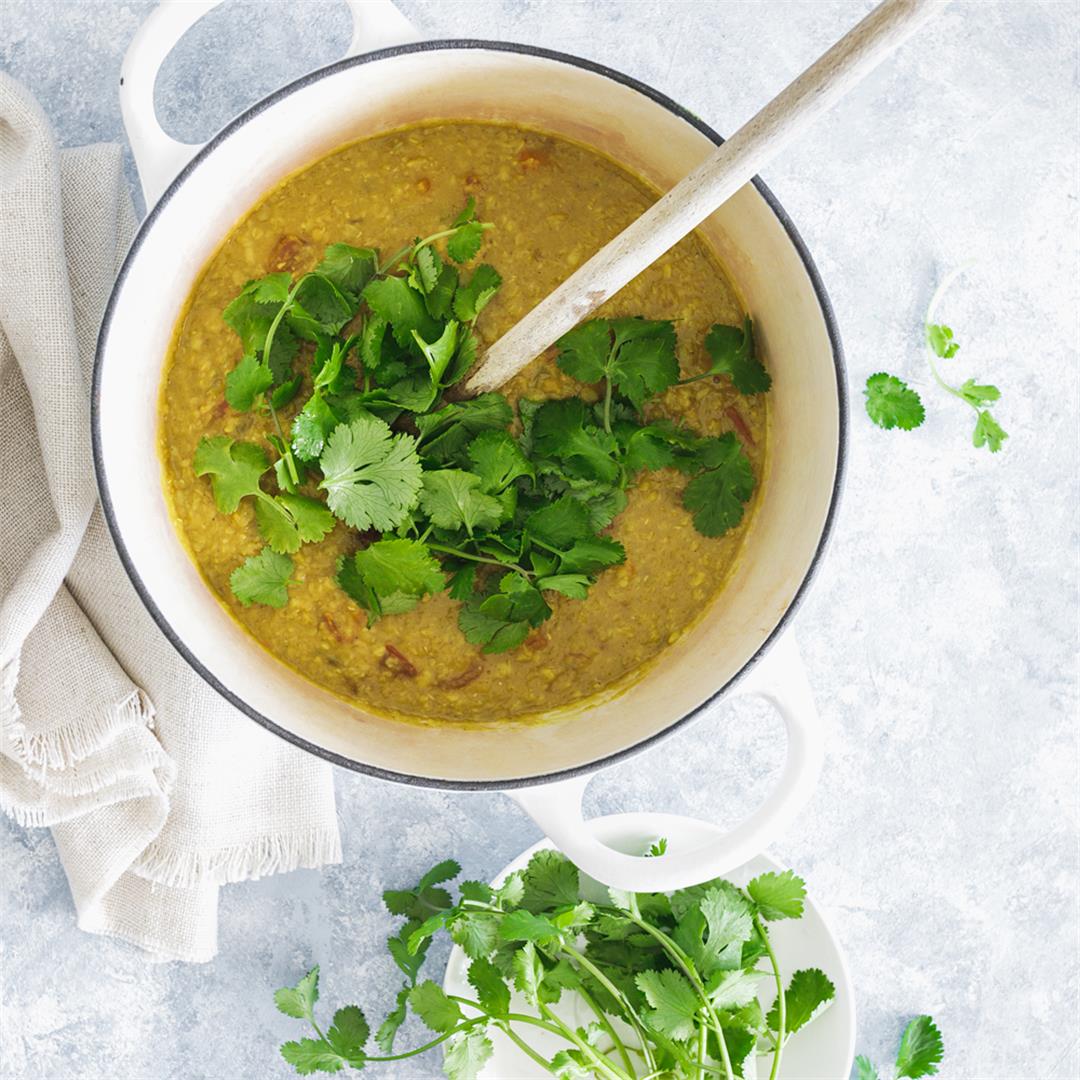Red and Yellow Lentil Dal
