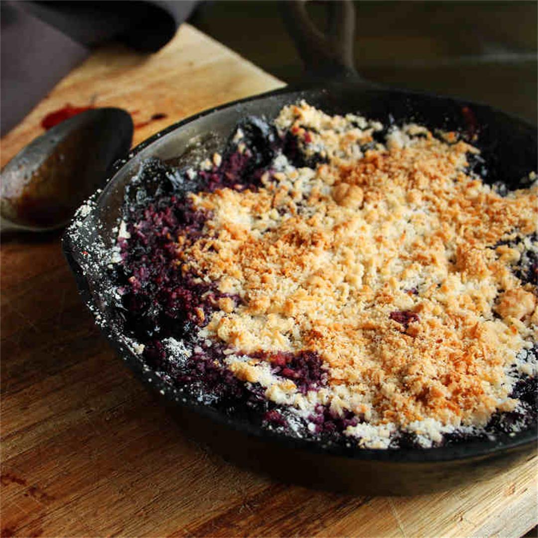 AIP Blueberry Coconut Crumble Recipe