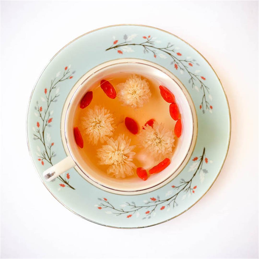 Chinese Chrysanthemum Goji Berry Date Tea Recipe