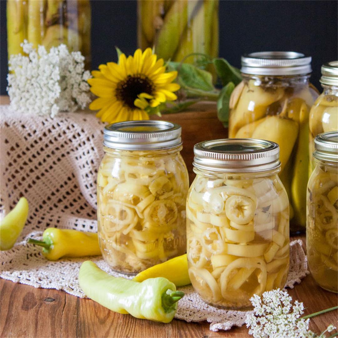 Easy Pickled Hot Peppers