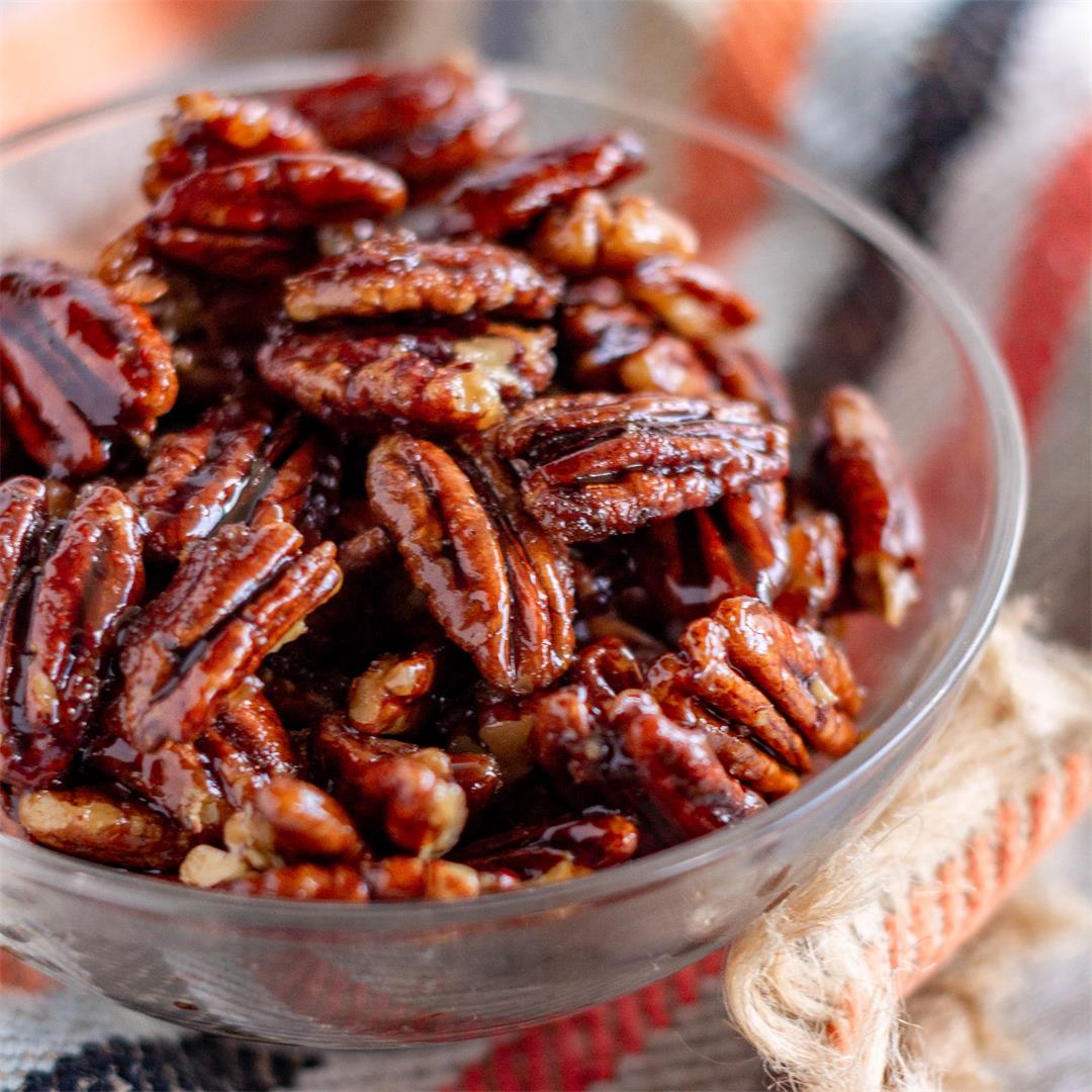 Stove Top Candied Pecans