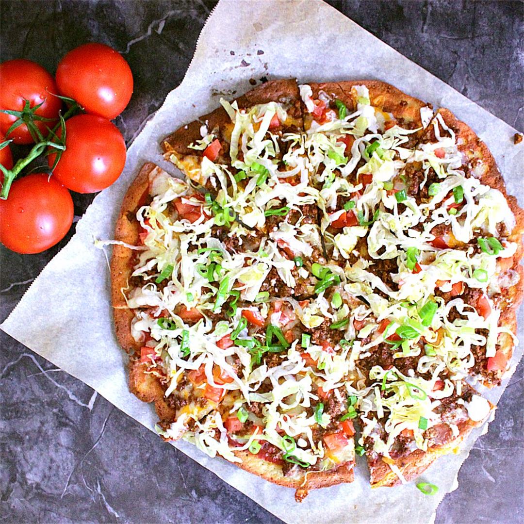 Low Carb Taco Pizza