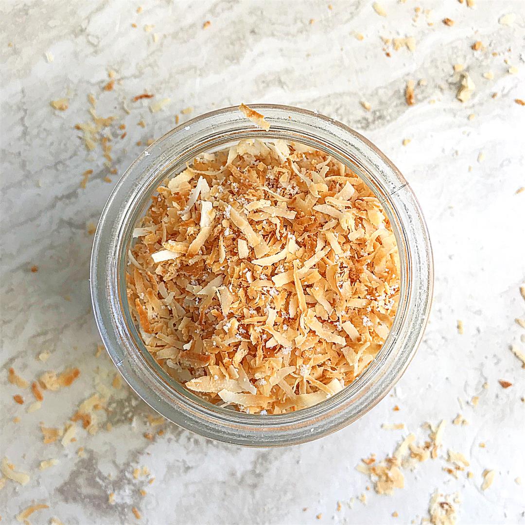 Easy Toasted Coconut flakes recipe