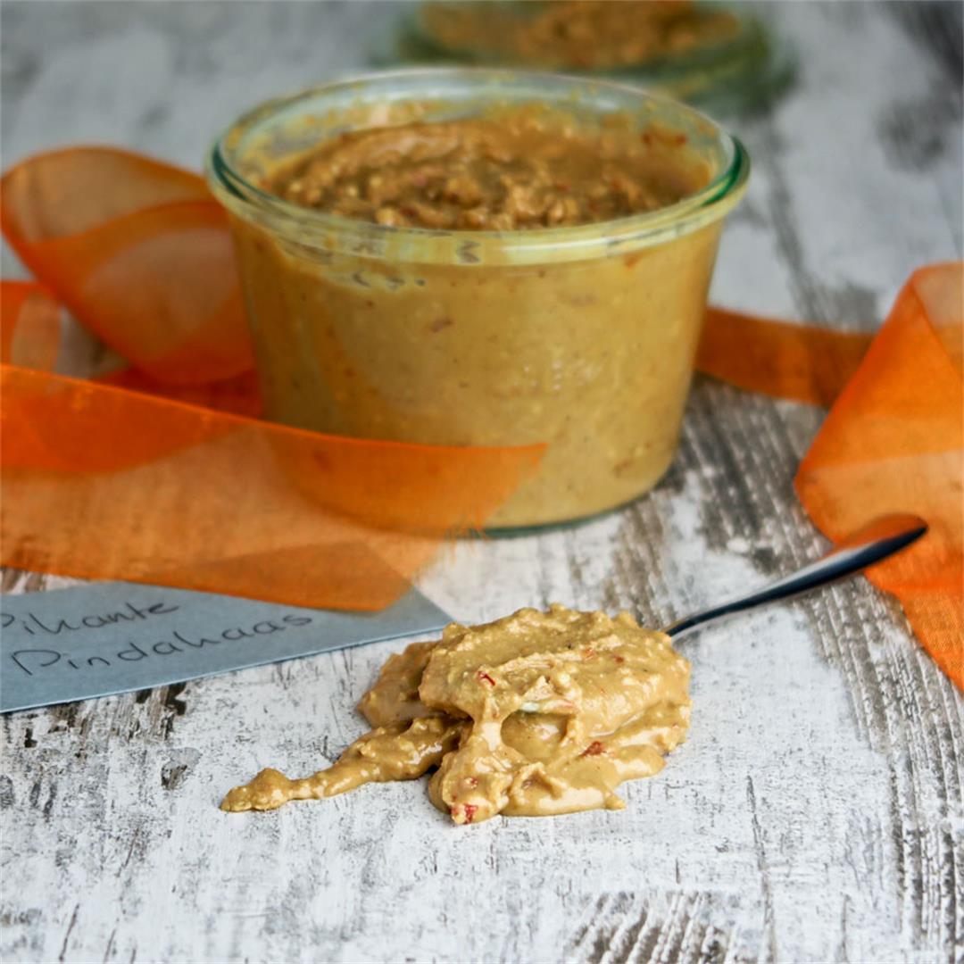 Spicy and crunchy peanut butter! Photos at every stage.