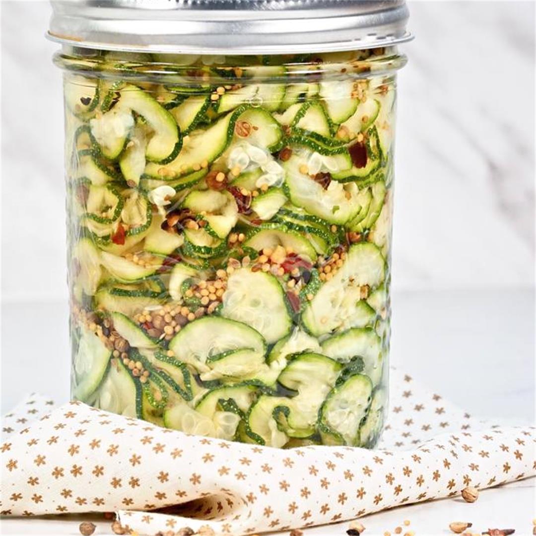 Refrigerator Pickled Zucchini Recipe
