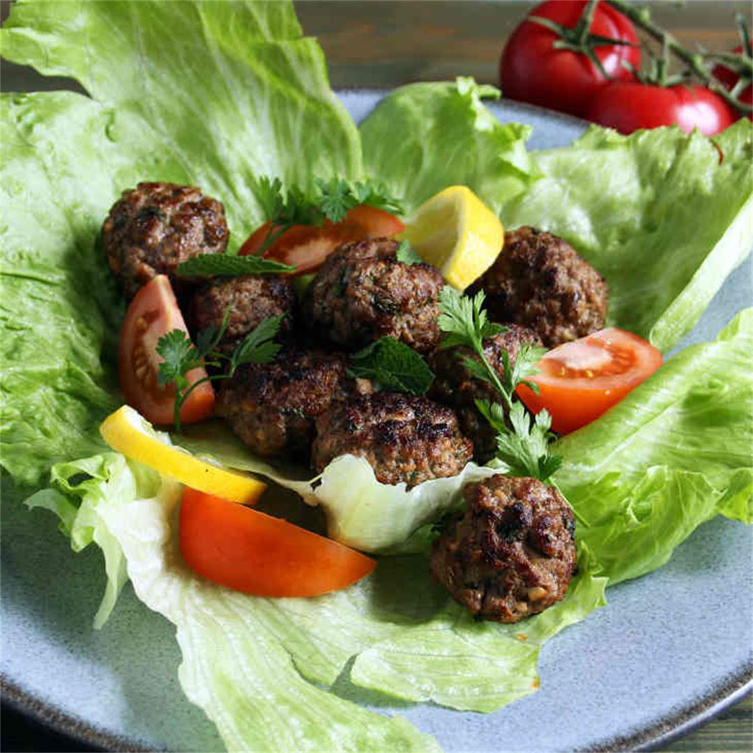 Keto Greek Meatballs Salad Recipe