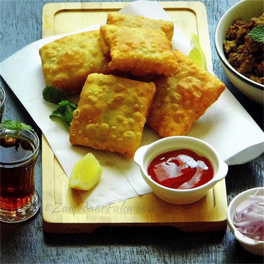 Hyderabadi Warqi Lokhmi/Meat pies