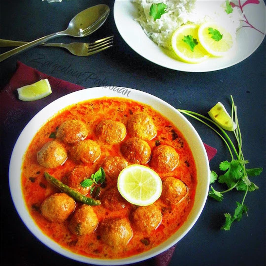Hyderabadi Shahi Kofta Khorma/ Lamb Meatballs Curry
