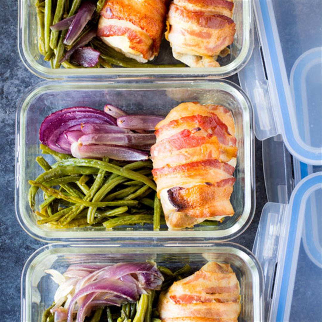 Sheet Pan Bacon Wrapped Chicken