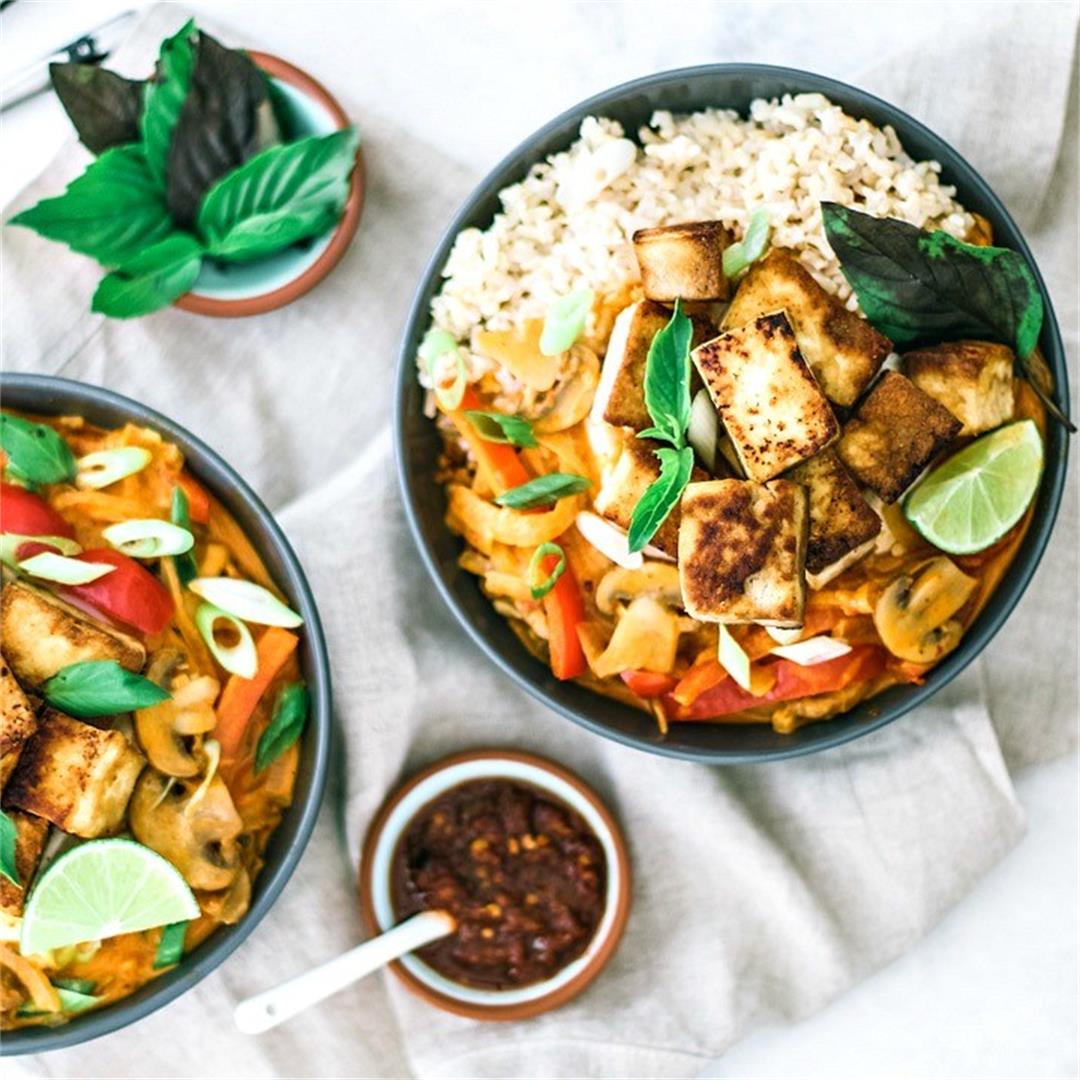 Easy Thai Red Curry With Tofu
