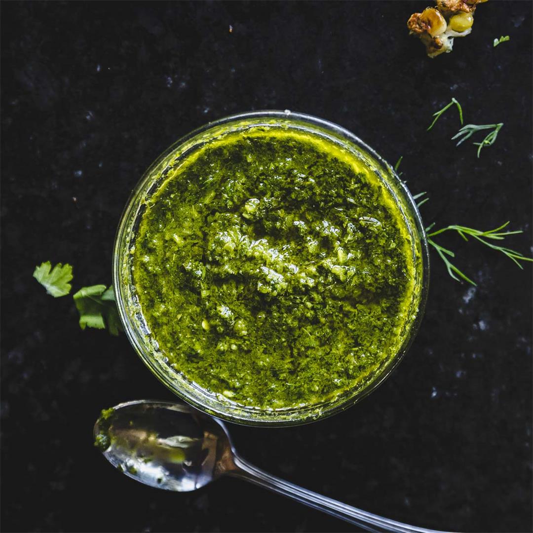 Spicy Lemon Parsley Dipping Sauce