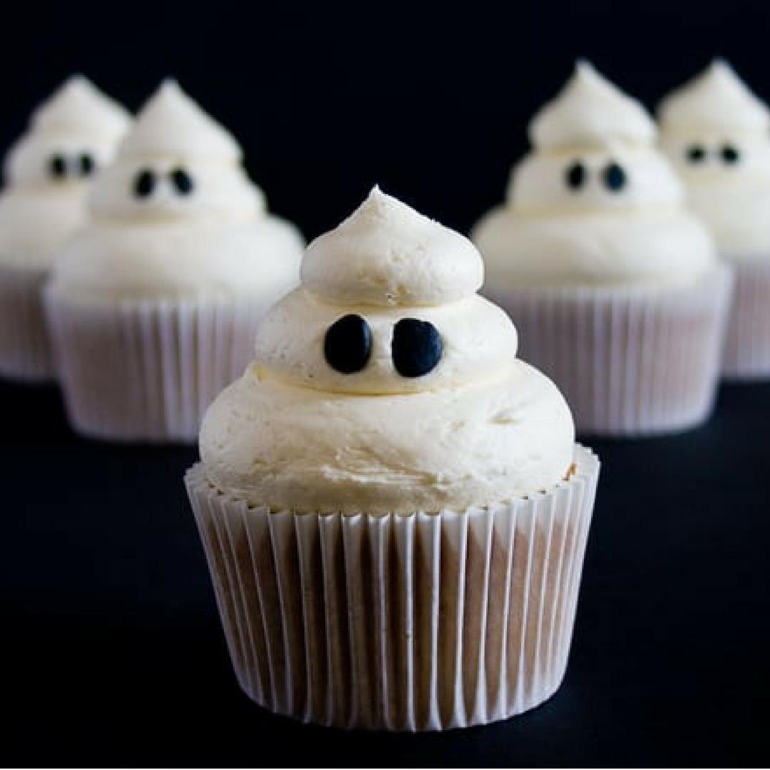Halloween Sticky Toffee Cupcakes