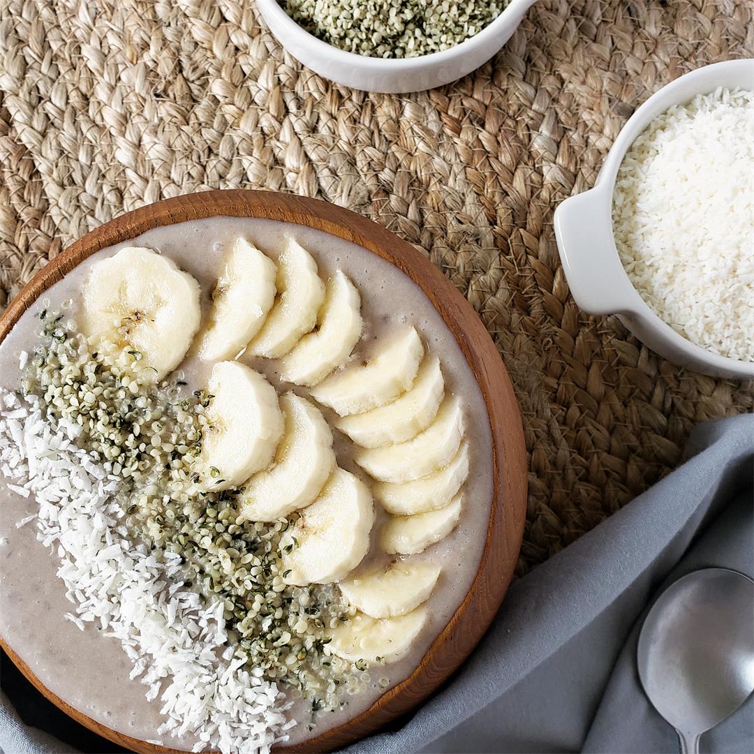 Quick & Easy Paleo Breakfast Porridge with Vegan Option